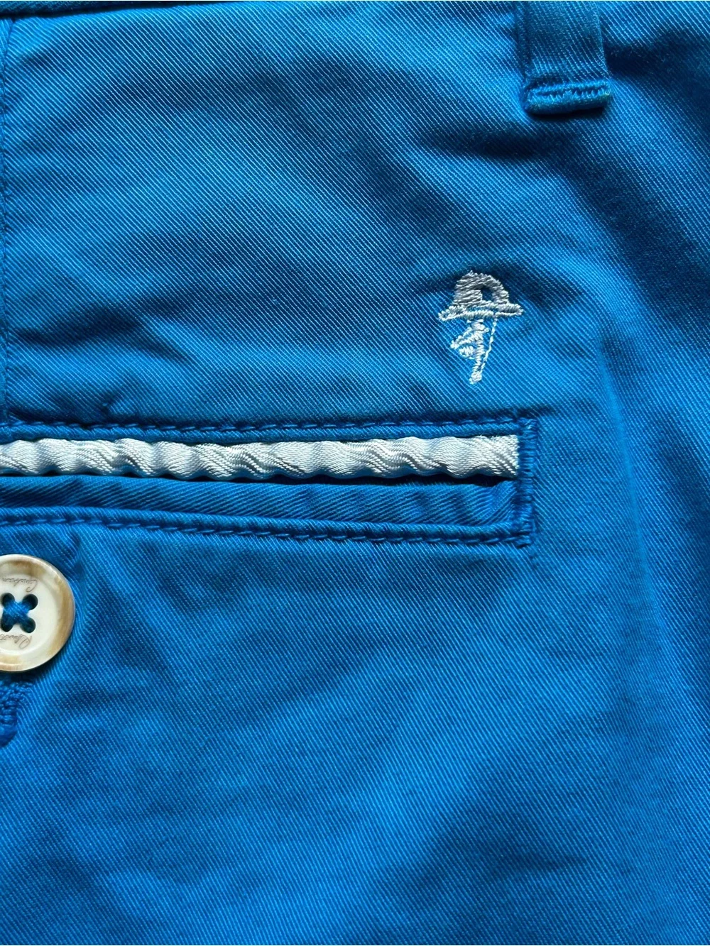 NWT Robert Graham Aldrich Men 34 Shorts Classic Fit Medium Blue‎